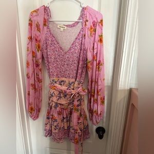 Boutique Floral Mini Dress Love Shack inspired